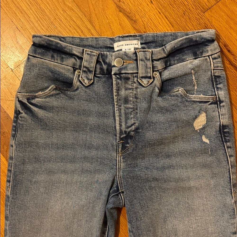 Good American Good Legs Straight Jeans - Picture 3 of 8